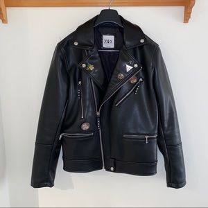 BRAND NEW vegan leather jacket (no tags)